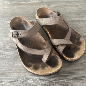 Birkenstock Birkis Mayari Sandals 6 Brown Mocha